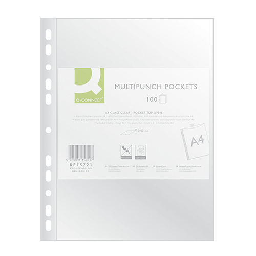 Файл А4 50мкм (100шт) глянцевий KF15721 (10) (Q-CONNECT)